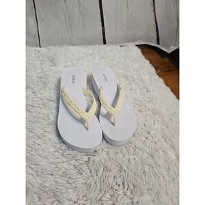 Guess WEDGE White  Sandals Size 8